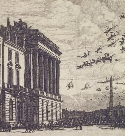 Le Ministère de la Marine, 1865 de Charles Meryon